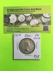 1954 Canadian Half dollar Canada 50 Cent 0.800 SILVER  AG.