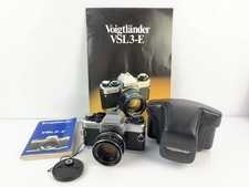 Voigtlander VSL 3-E Vintage 35mm SLR /w Color-Ultron 50mm f1.8 + Case & Manual
