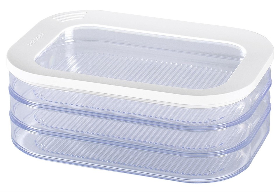 MEPAL Vorratsdose Modula Aufschnitt 3x 550 ml 22,4x16x8,6cm