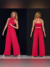 Kelle dance solo costume red 2 piece a cut above 3946 2014B MA-Medium adult