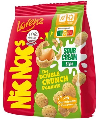 Lorenz Nic Nacs Sour Creme Style - Nic Nac's Sauerrahm Erdnüsse - 110g