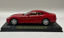Ferrari 612 Scaglietti Italian Race Rally Car Model Red Toy Diecast 1:43 Scale