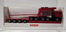 Wiking 505 02 35 HO 1:87 MAN 3-Axle Tractor with Faun 6-axle Low Loader Trailer