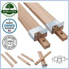 Wooden Drawer Slides 16 Inch Classic Hardwood Steel Glides for Bottom Mount