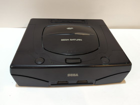 SEGA Saturn Console - Black - Tested MK-80000A With Controller, HDMI adaptor.