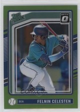 2024 Donruss Optic Rated Prospects Lime Green Prizm 97/149 Felnin Celesten uk2