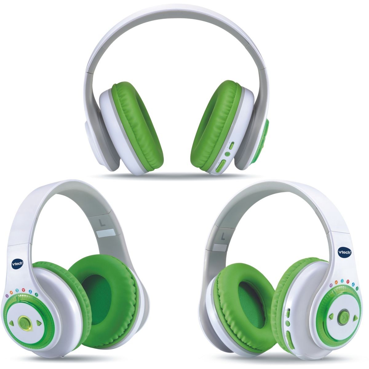 Casque VTECH KidiPods Max interactif 7en1 bleu pour enfant - 4