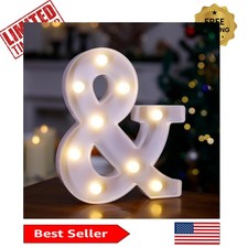 Customizable LED Marquee Light Up Letters - Battery Powered Decoration