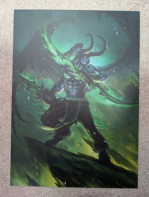 Displate Illidan Stormrage World of Warcraft Metal Poster Wall Art 45 x 32 cm
