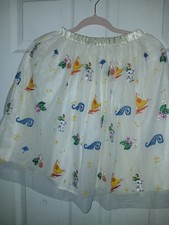Hanna Andersson Sz M Disney Princess Collection Moana Embroidered Tulle Skirt