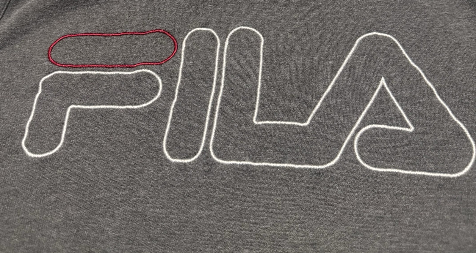 Felpa con cappuccio uomo FILA grigia