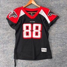 Atlanta Falcons Tony Gonzalez Reebok Women's Jersey 88 Black Red Size Medium NFL