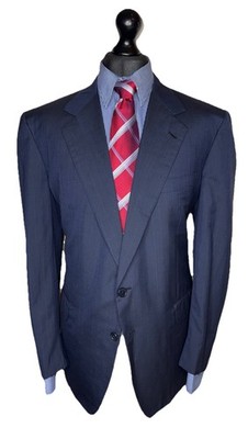 BRIONI ROMA HAND TAILLIERTER LUXUS BLAZER 100% WOLLE FULL CANVASS 40R