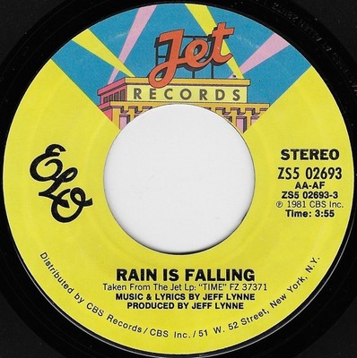 ELO - Rain Is Falling, 7'', (Vinyl)