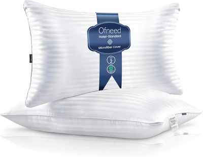 King Size Pillows Set of 2 Down Alternative   Soft & Fluffy King Pillow with Sof