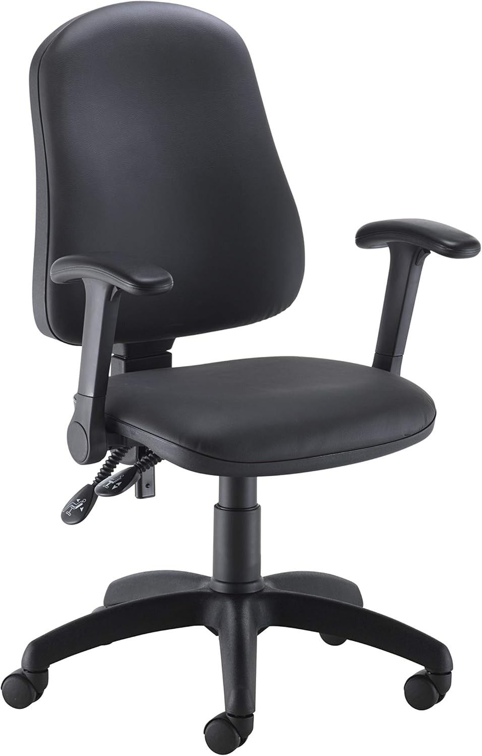 Office Hippo 2 Lever Office Chair with Height Adjustable Flip-Up Arms, Computer