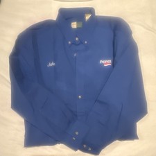 Pepsi  Button-Down Shirt XL Long SleeveWearGuard Embroidered Jake Soda Theme