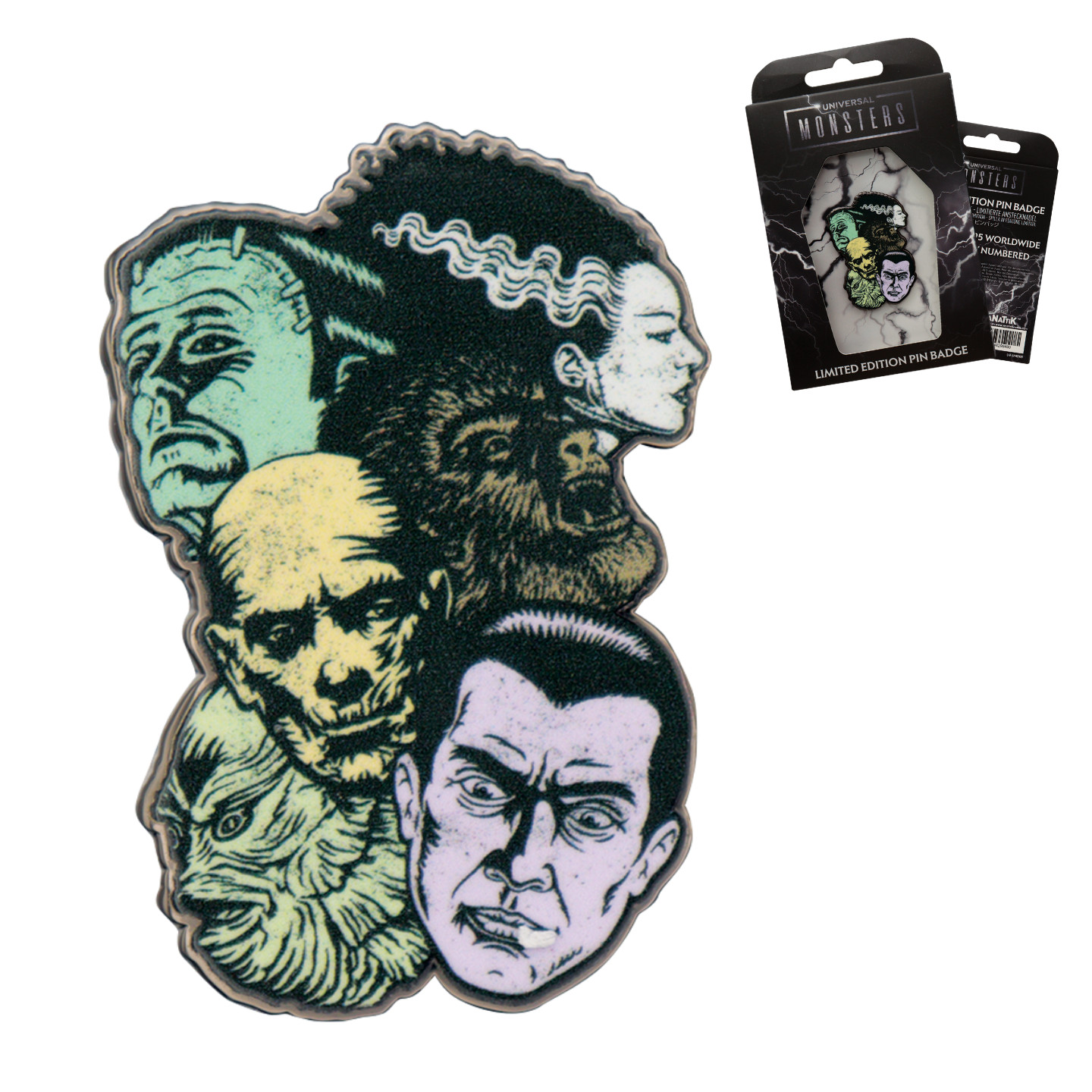 Universal Monsters Limited Edition Metal Pin Badge – Official Horror Collectible