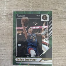 ‼️Panini Donruss 2024-25 GREEN LASER  Julian Strawther #182 Denver Nuggets NBA