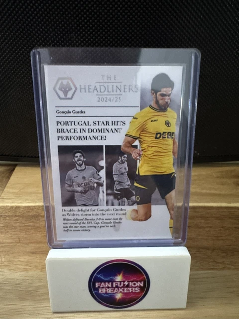 Futera Headliners 2024/25 - Gonçalo Guedes 01/01 Wolverhampton Wanderers