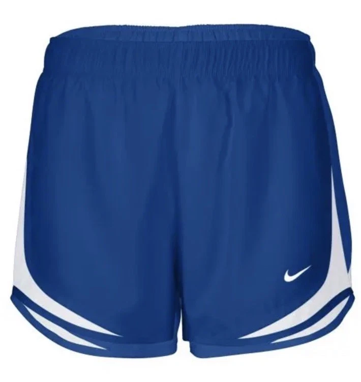Women’s Nike 849585-494 Dri-FIT Tempo Track Running Shorts, Blue / White , NEW