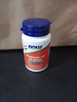 NOW FOODS Probiotic-10 25 Billion 30 Veg Capsules