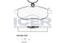 Bremsbelagsatz Vorne Lucas-Trw-System für Citroen C2 JM Enterprise JG C3 02-09