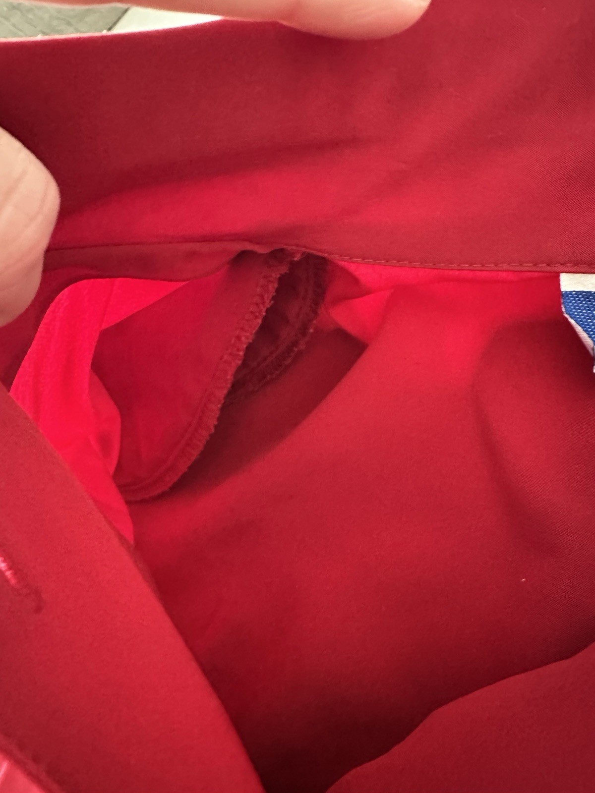 VTG Red Pendleton Button Down Shirt With Shoulder… - image 6