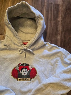 Supreme Vampire Boy Hooded Sweatshirt Ash Grey L Sean Cliver