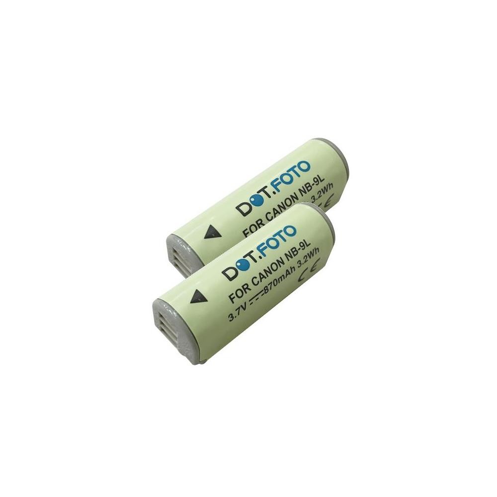 2x NB-9L Battery for Canon IXUS 500HS, 510HS, 1000HS, 1100HS / PowerShot N, N2