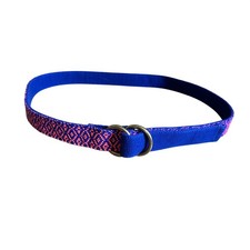 J.Crew Womens Woven D-Ring Canvas Belt Size M/L Southwestern Geometric Preppy