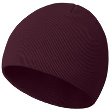 100 Cotton Beanie Hat, Cuffless Beanies Warm Knit Winter Skull Cap, Unisex S...