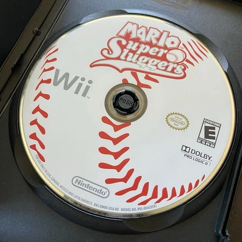 Mario Super Sluggers Nintendo Wii 2008 Disc Only Tested Works Video Game Sports
