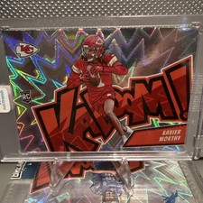 2024 Panini Absolute - Kaboom! Horizontal Xavier Worthy Rookie Card (RC) 
