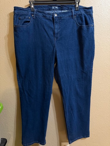 Jean Droit Rose Earl Jean - Taille 12 Femme - Stretch - Occasion En Très Bon état