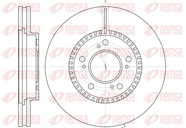 2X Remsa Bremsscheibe 6938.10 FüR Honda NSX 1 NA Legend 2 KA 24V Vtec NA1 NA2-image