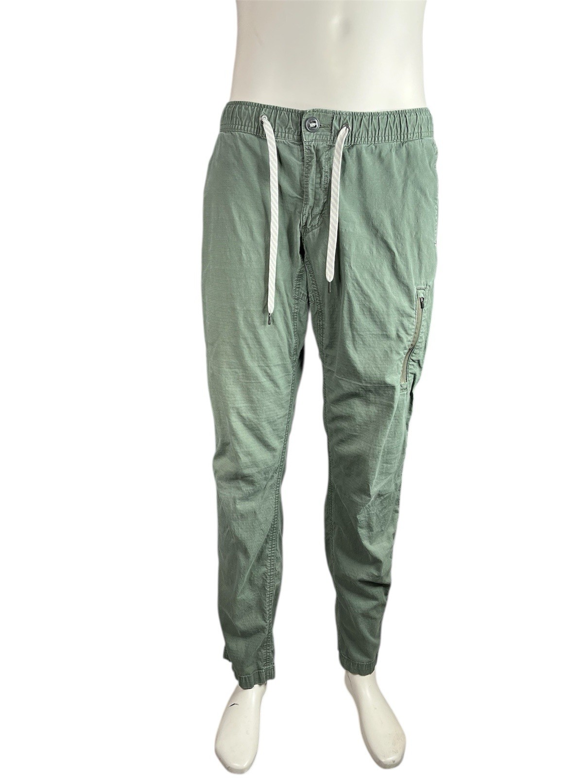 Vuori Womens Ripstop Pant Size S Army Green Pull On Drawstring DuraTerra