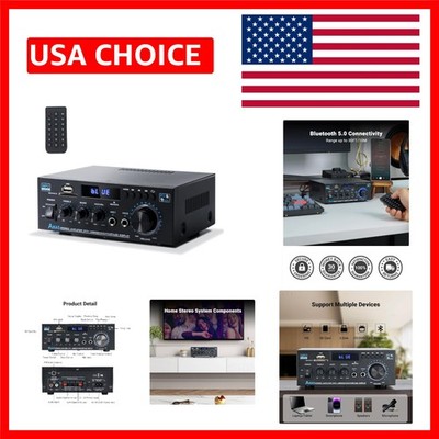 AK45 Bluetooth Stereo Receiver & Amplifier - 300W Peak Power, Compact Design