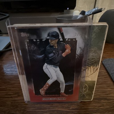 Topps 2025 Update Night Terrors Francisco Lindor Red numbered 2/5 NT-18 Mets