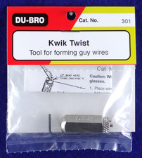 Du-bro Kwik Twist Tool For .014 To .032 Diameter Wire Cat. 301 