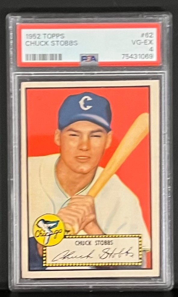 1952 Topps Chuck Stobbs #62 PSA4