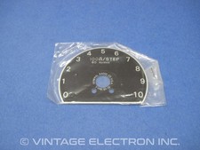 (1) NOS - GENERAL RADIO Decade Dial Plate For Resistor Boxes - 100 Ohm/Step