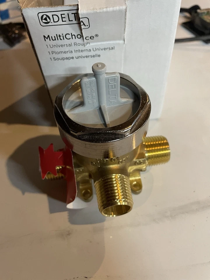 Delta Multichoice 3/6 Setting Diverter. Rough In. Brass. New. R11000-R - Imagem 3 de 4