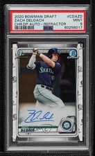 2020 Bowman Draft Chrome Picks Zach DeLoach #CDA-ZD PSA 9 MINT Auto 13c1