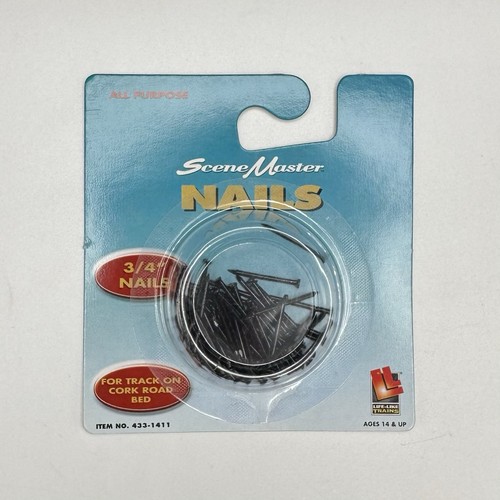 Clavos de oruga para corcho escala HO Walthers Life-Like 433-1411 3/4" 1,9 cm nuevos sellados | Zustand: New