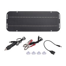 12 V 6 W Solarpanel-Ladegerät für Auto, Motorrad, Tretroller, Tragbares Sol9693