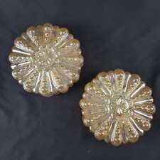 2 wundervolle Vintage Wandleuchten Durchmesser 21cm 60er Jahre Deckenleuchten