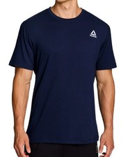 Reebok Men's Active Core Navy Short Sleeve Tee Shirt Size XL