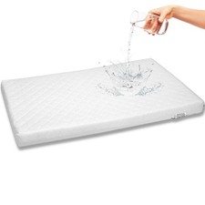 Bassinet Cradle Mattress Pad Rectangle, 18X36 for Newborn Comfort Breathabl...
