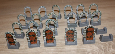 Heroquest  20 Türen offen und geschlossen Ersatzteile